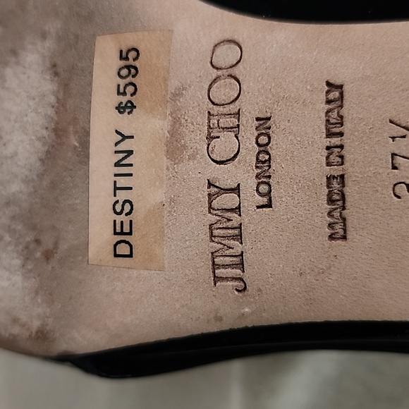 EUC Jimmy Choo shoe s size 37 1/2 - Picture 6 of 12